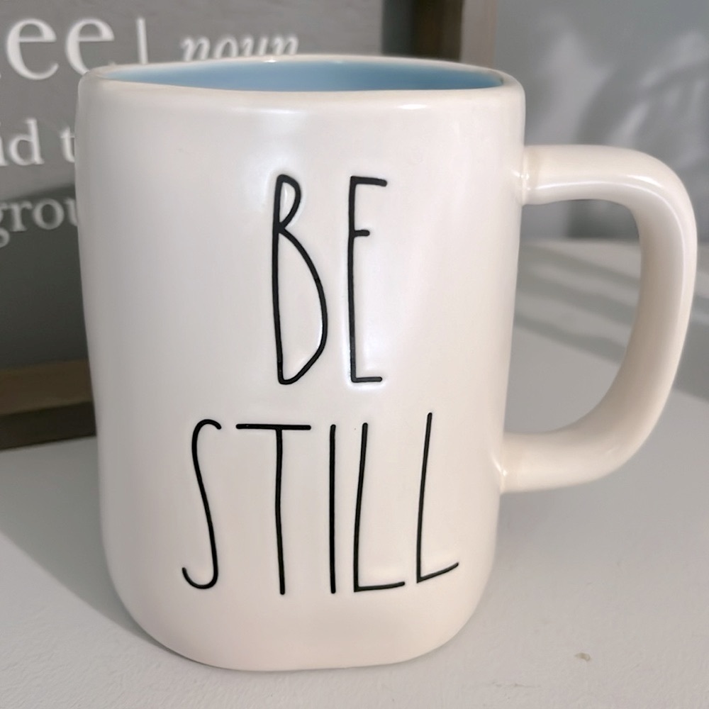 Rae Dunn Artisan Collection By Magenta Be Still Coffee Cup Mug Farmhouse